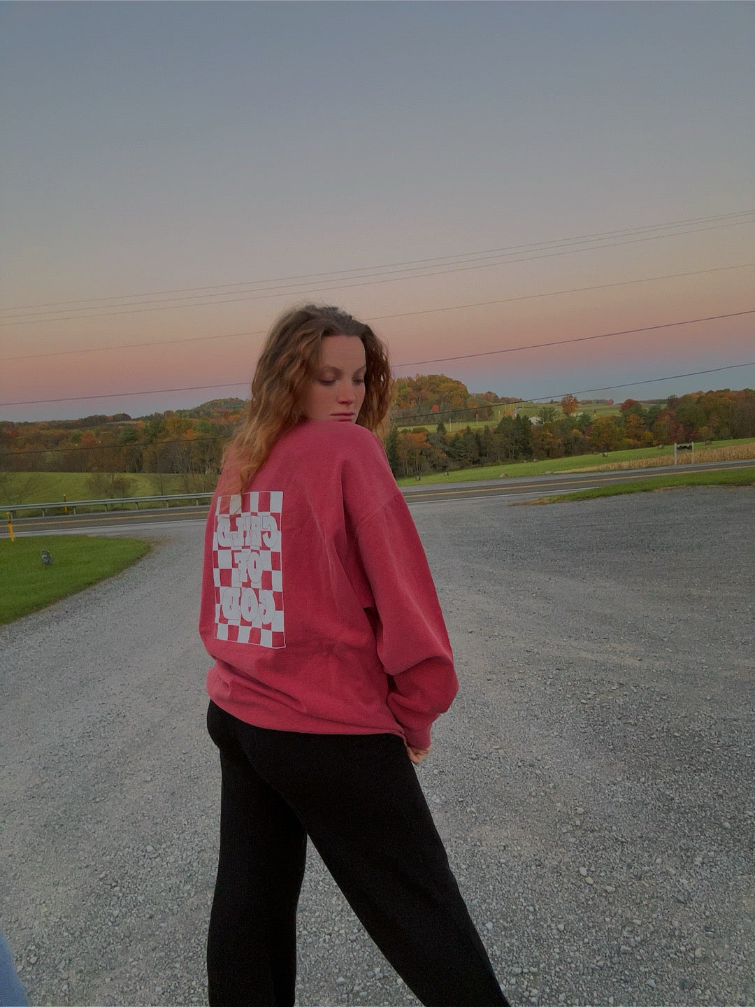 Unisex Acid Washed Child of God Crewneck